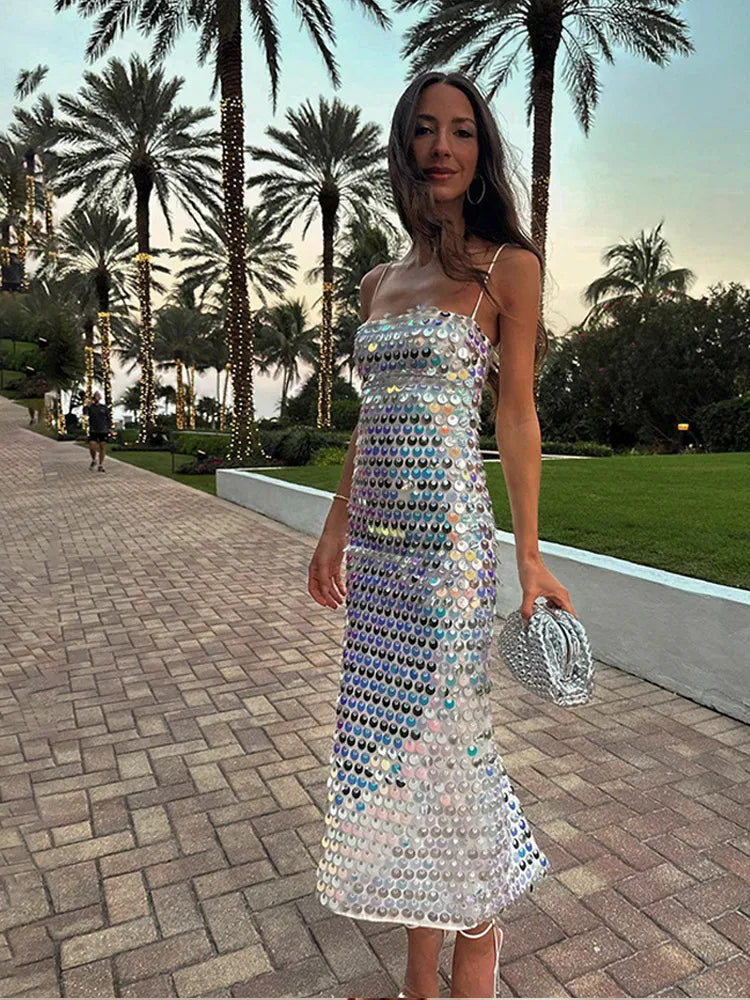 Sammy Jackson™ Adrie Party Jurk | Glitter & Trendy