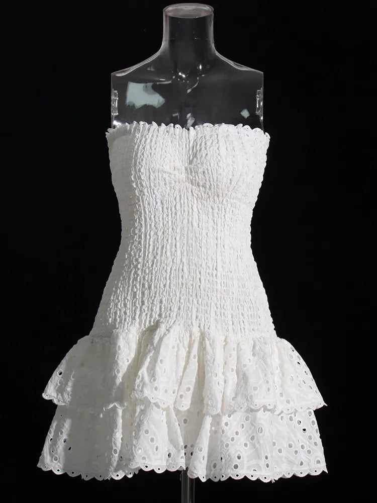 Sammy Jackson™ Mila Mini Feestjurk | Strapless & Trendy