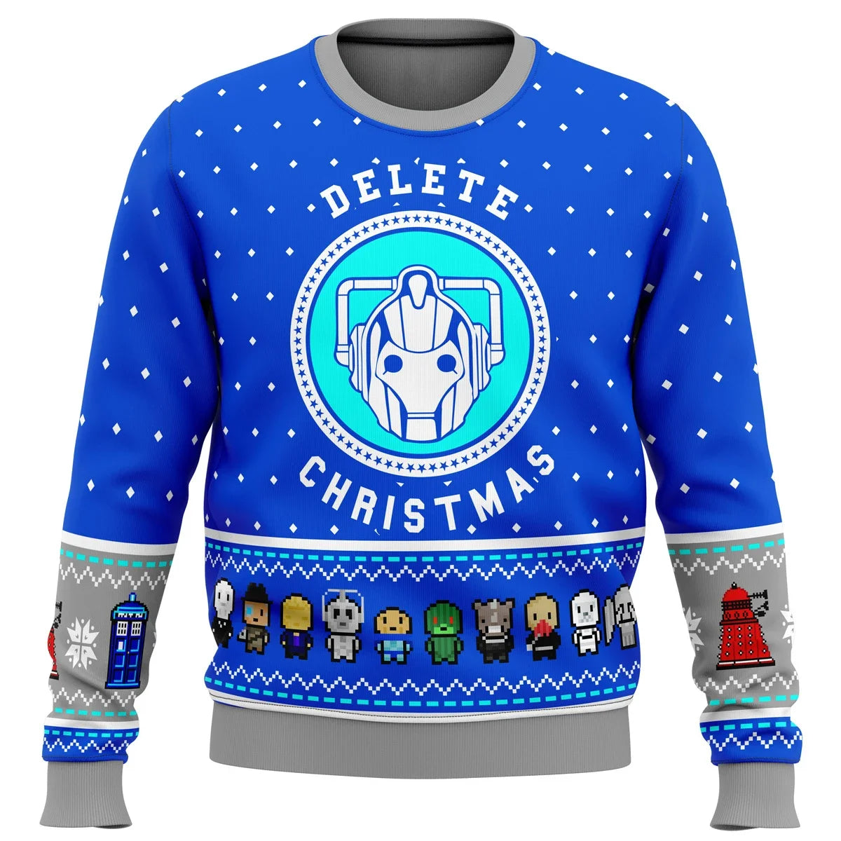 Sammy Jackson™ Tardis Sweater| De kersttrui voor Whovians!