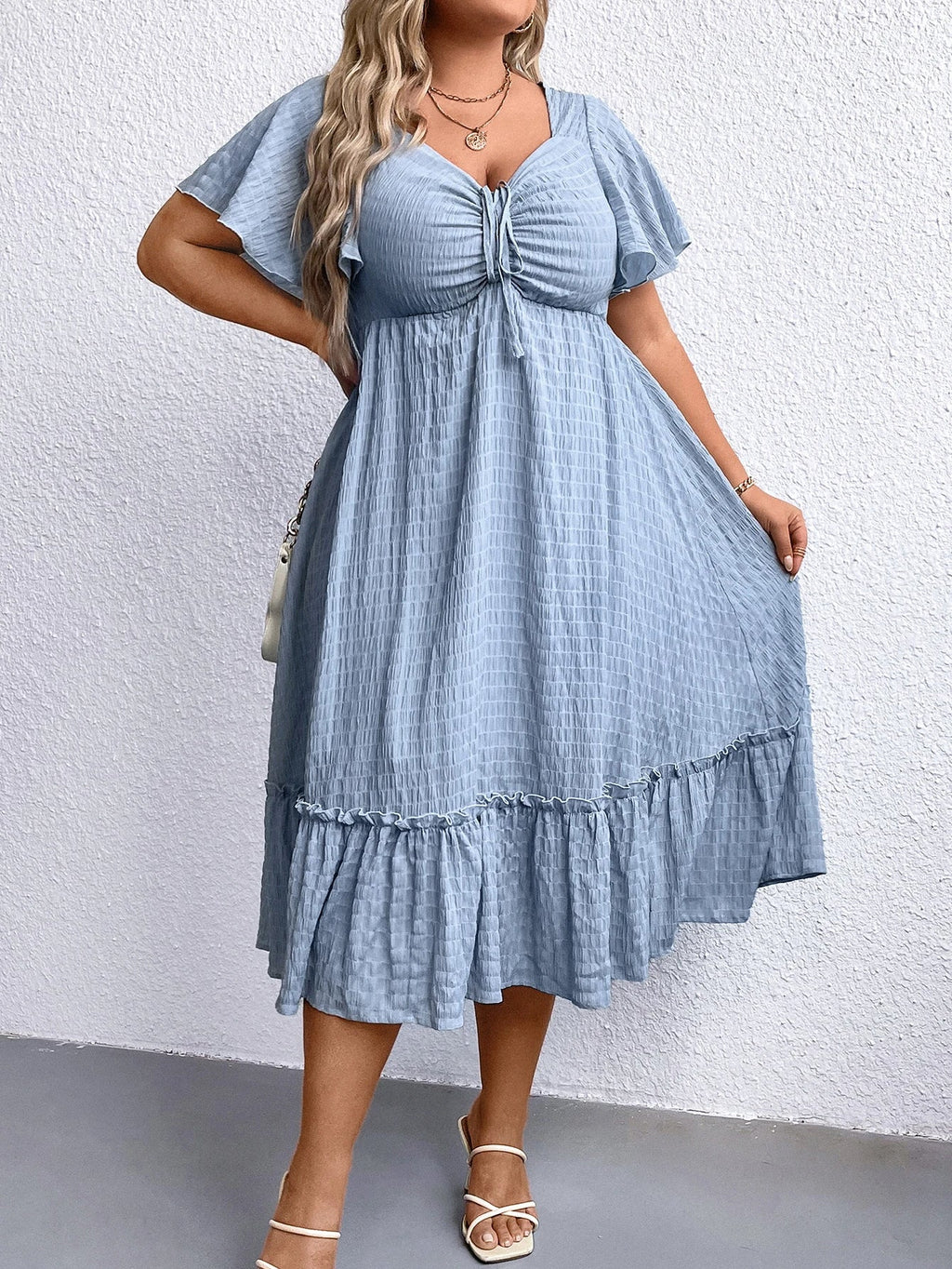 Sammy Jackson™ Zandra Plus-Size Zomerjurk | Vintage & Stijlvol