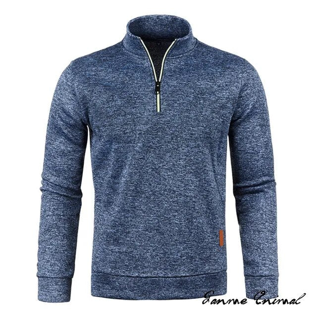Sammy Jackson™ Coltrui met Rits | Dikkere trui met halve rits
