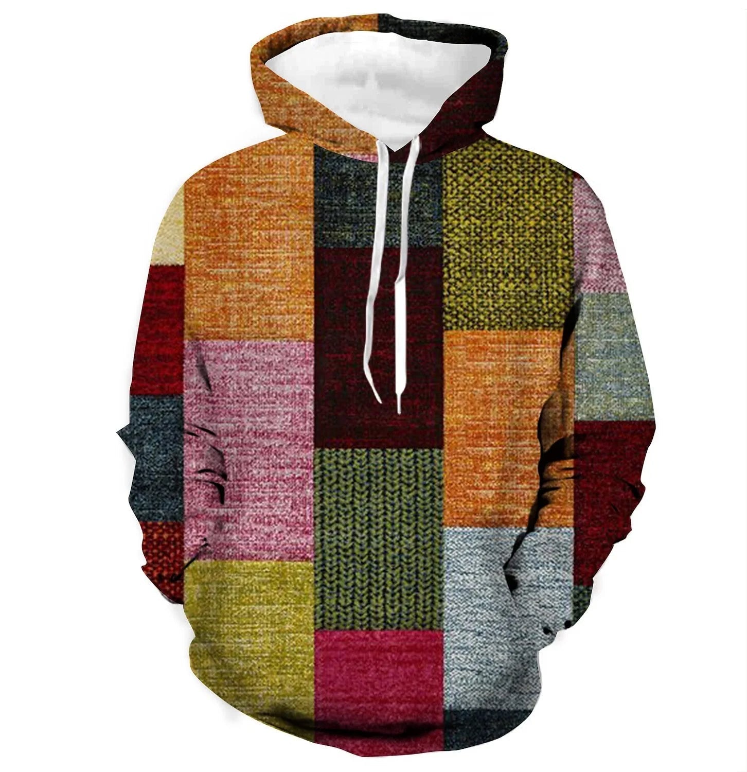 Sammy Jackson™ 3D Plaid Hoodie | Urban Vibes oversized trui