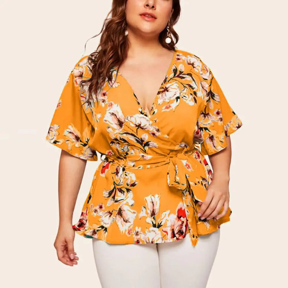 Sammy Jackson™ Fenna Plus-Size Top | Kleurrijk & Veelzijdig