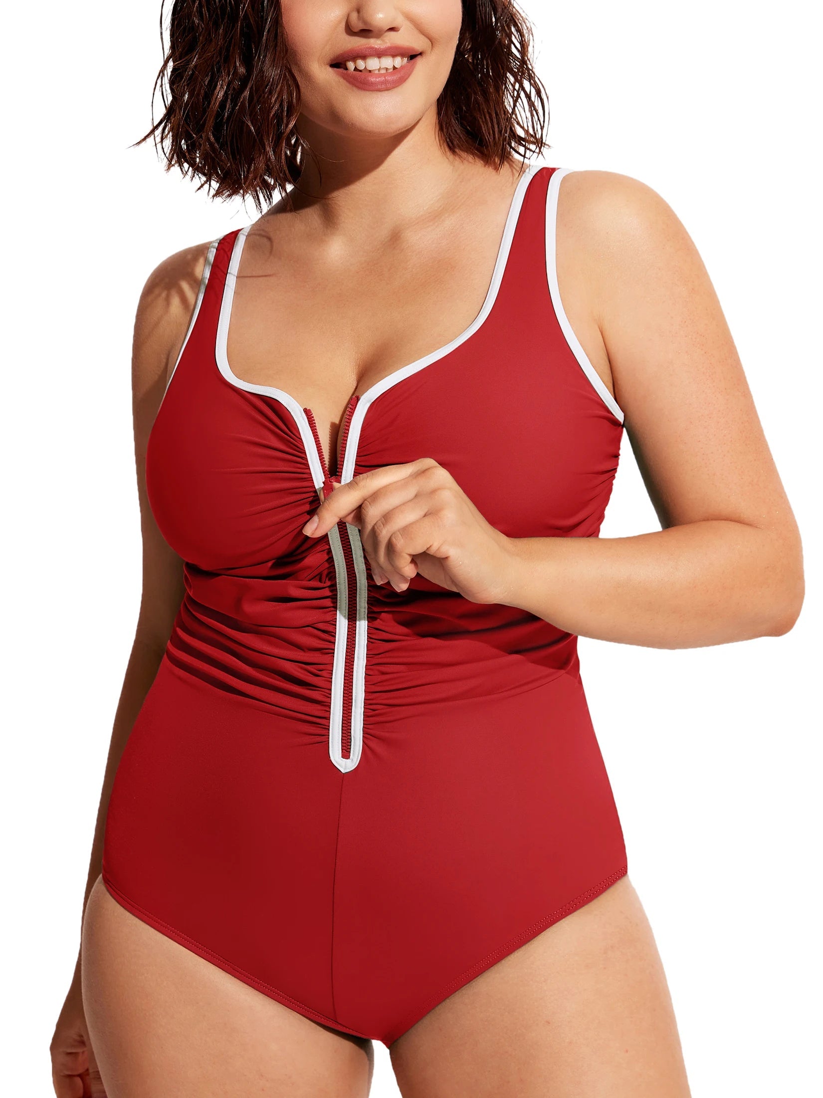 Sammy Jackson™ Nova Plus-Size Badpak | Trendy & Flatterend