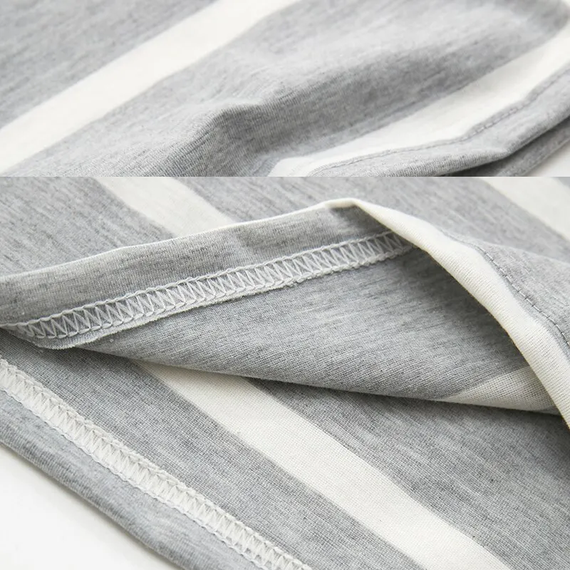 Sammy Jackson™ Gestreepte Shortama | Herenpyjama met korte mouwen