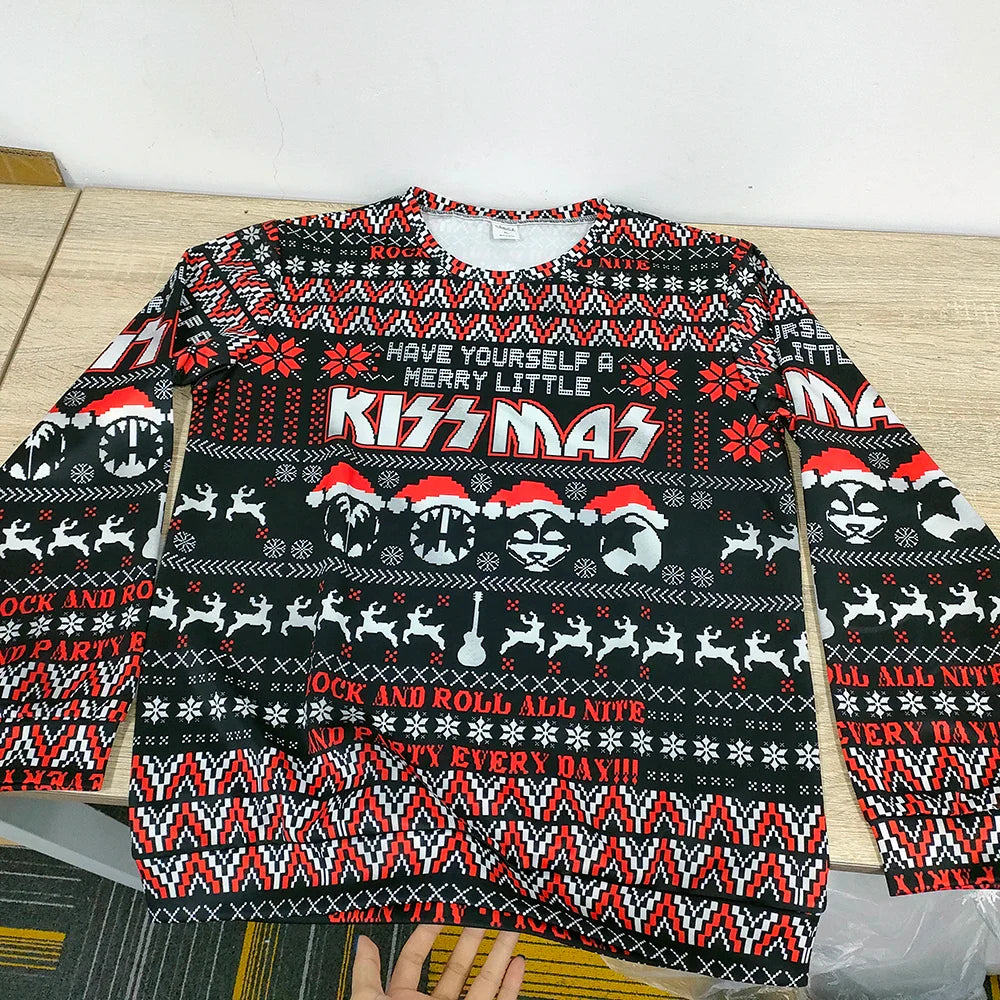 Sammy Jackson™ KissMas Trui | De ultieme kersttrui voor rockers!