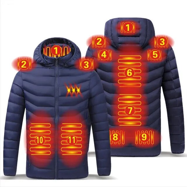 Sammy Jackson™ Smart Verwarmingsjas | USB-thermostaatjas