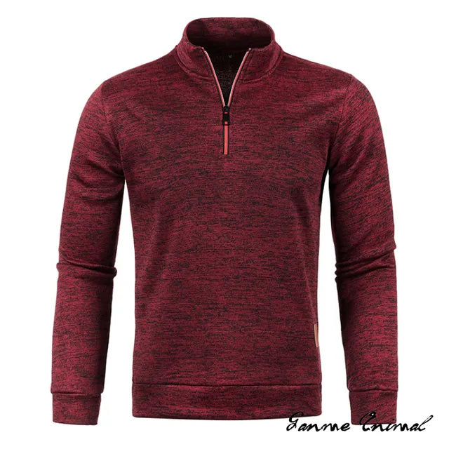 Sammy Jackson™ Coltrui met Rits | Dikkere trui met halve rits