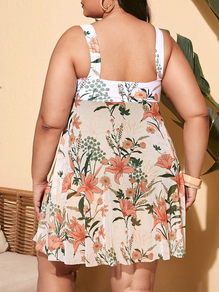 Sammy Jackson™ Sophie Plus-Size Badpak | Tropisch & Trendy