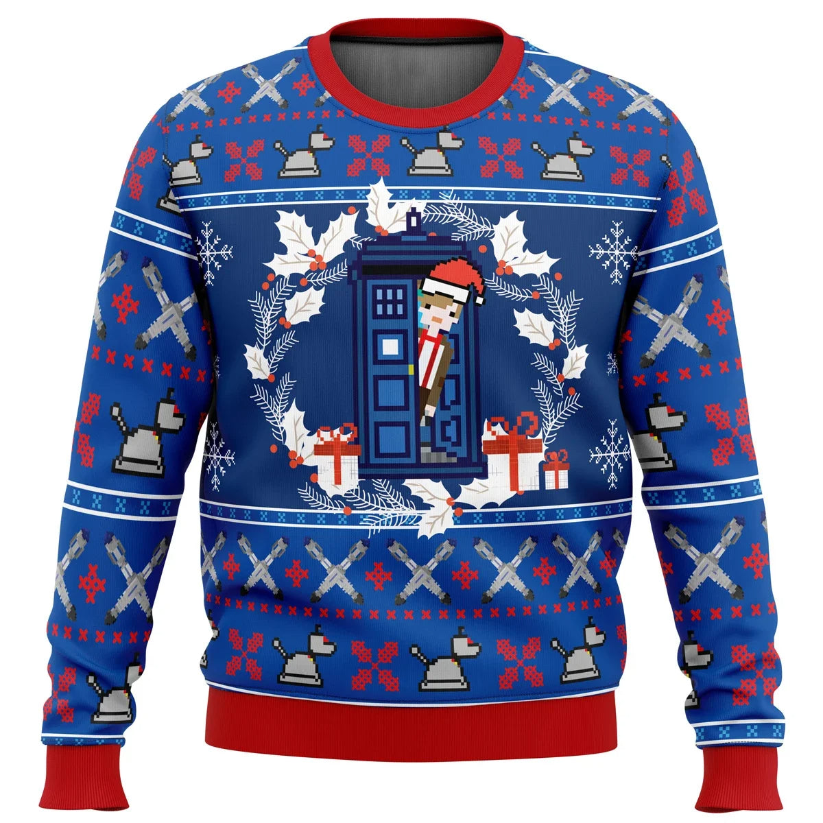 Sammy Jackson™ Tardis Sweater| De kersttrui voor Whovians!