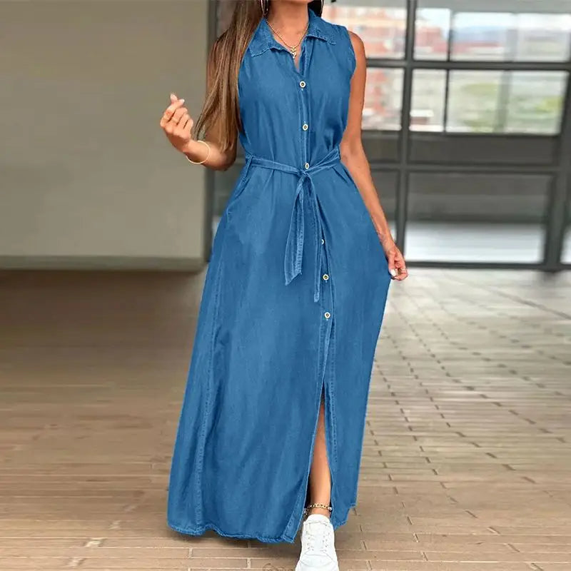 Sammy Jackson™ Melissa Plus-Size Spijkerjurk | Stijlvol & Casual
