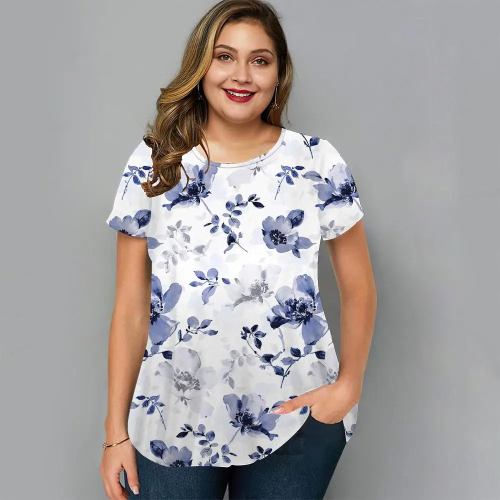 Sammy Jackson™ Loïs Plus-Size T-Shirt | Vrolijk & Zomers