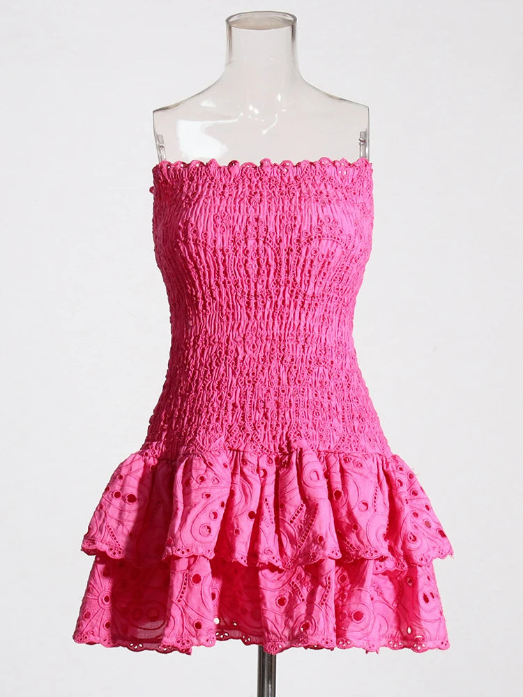 Sammy Jackson™ Mila Mini Feestjurk | Strapless & Trendy