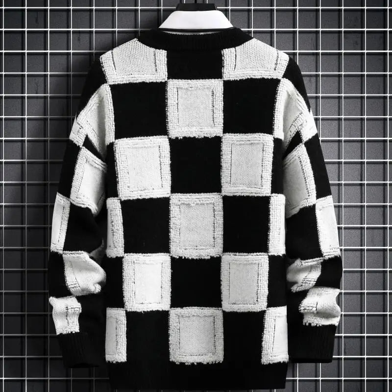 Sammy Jackson™ Luxe Plaid Trui | Zachte warme trui van kasjmier