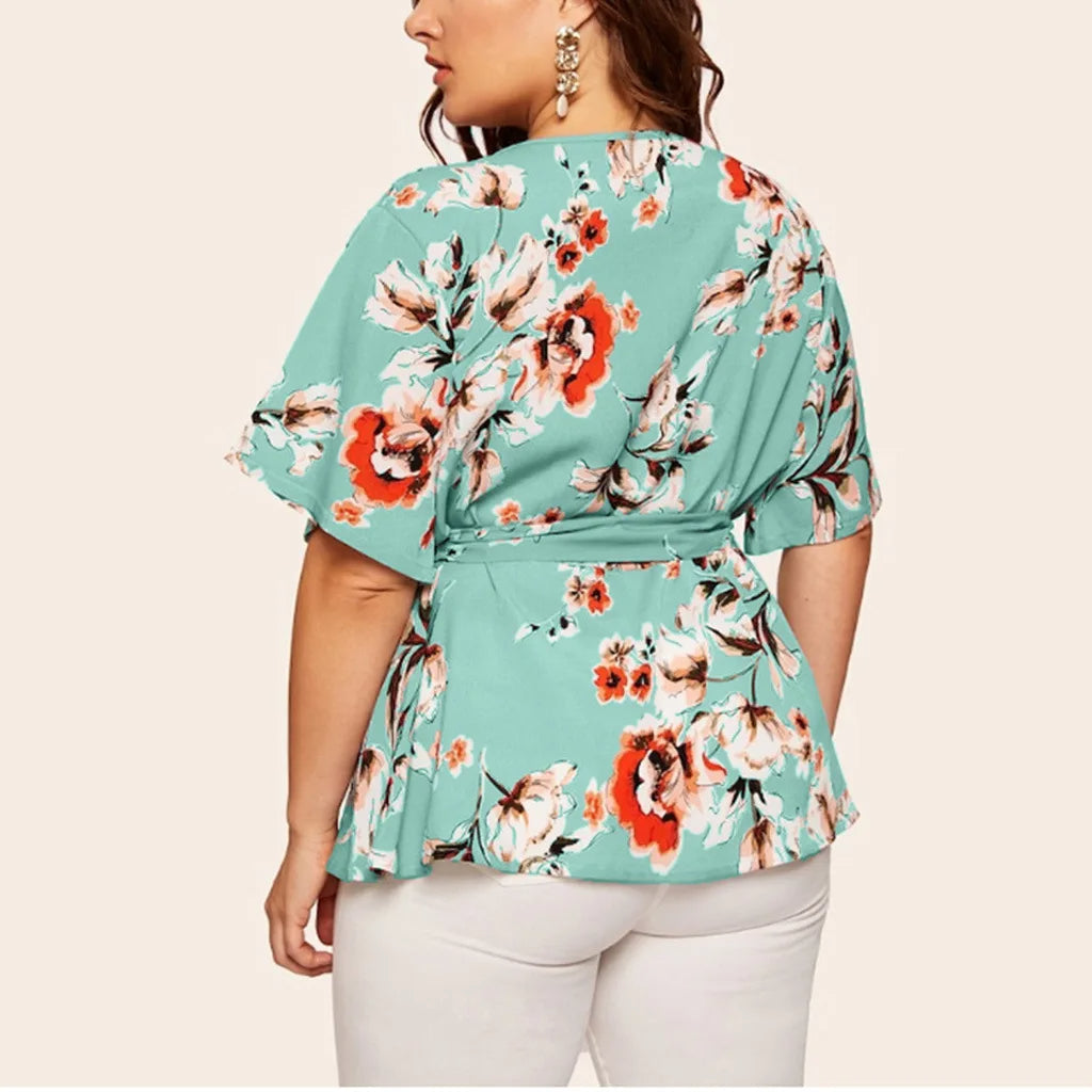 Sammy Jackson™ Fenna Plus-Size Top | Kleurrijk & Veelzijdig