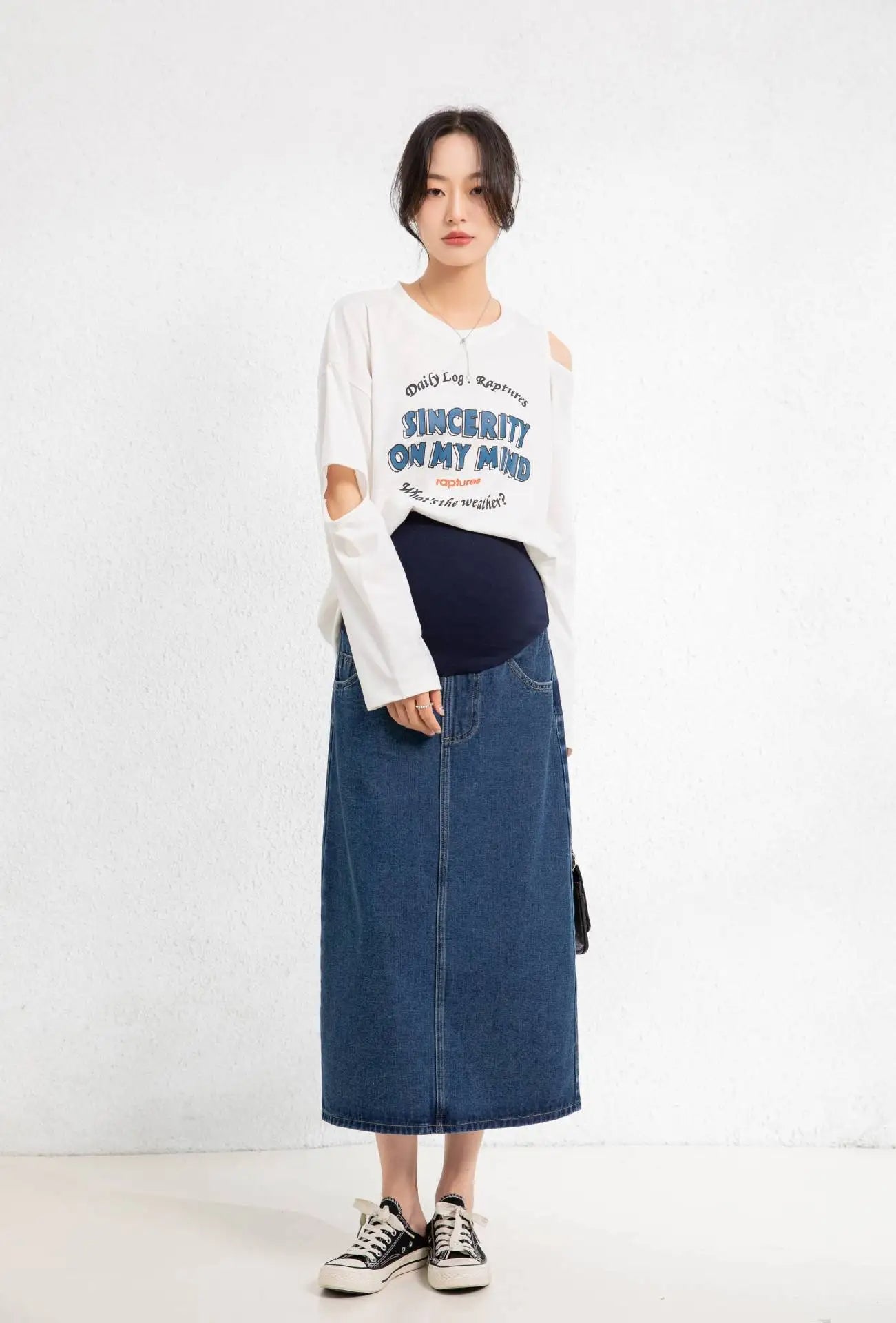 Sammy Jackson™ Sabrina Zwangerschapsrok | Lang & Trendy