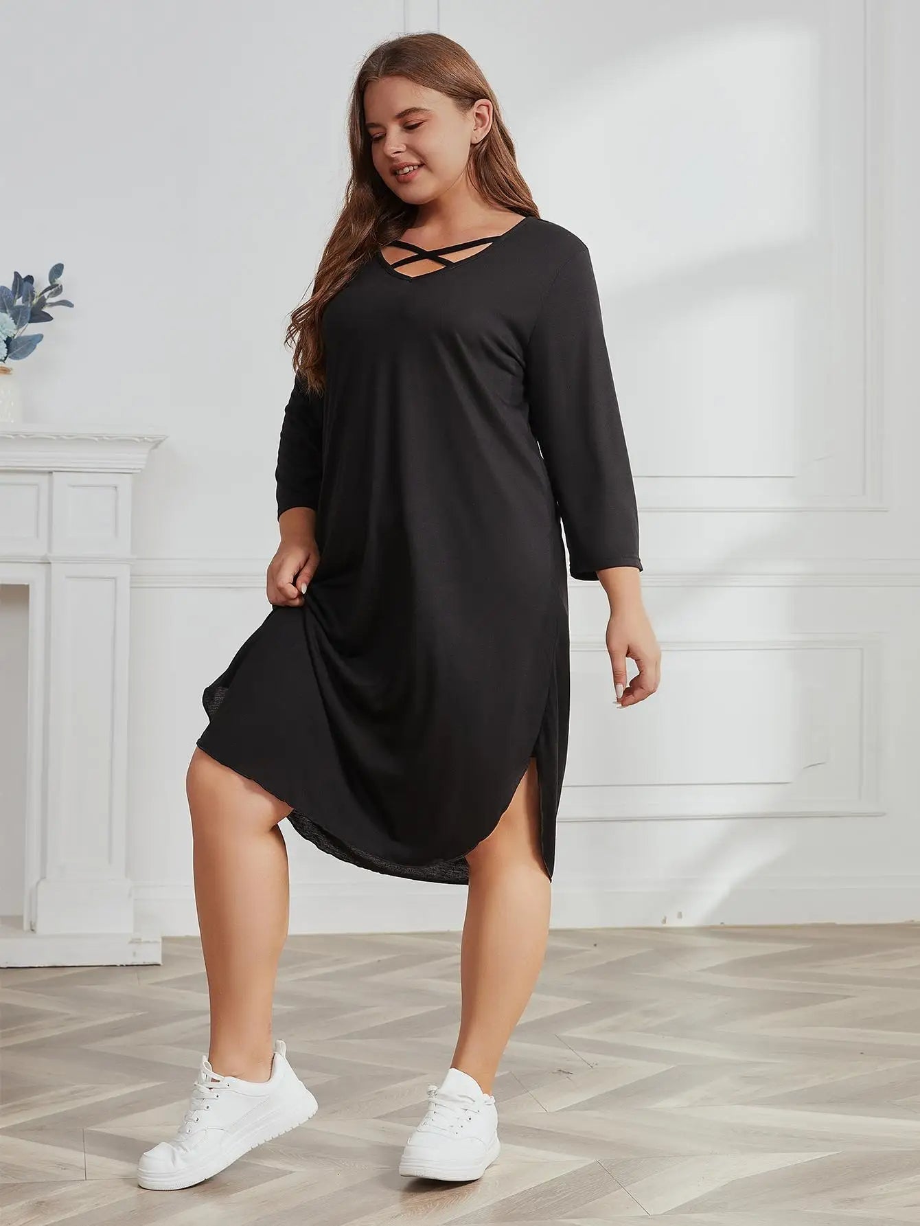 Sammy Jackson™ Gemma Plus-Size Zomerjurk | Casual & Stijlvol
