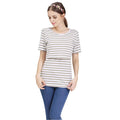 Sammy Jackson™ Kristel Voedingsshirt | Gestreept & Casual
