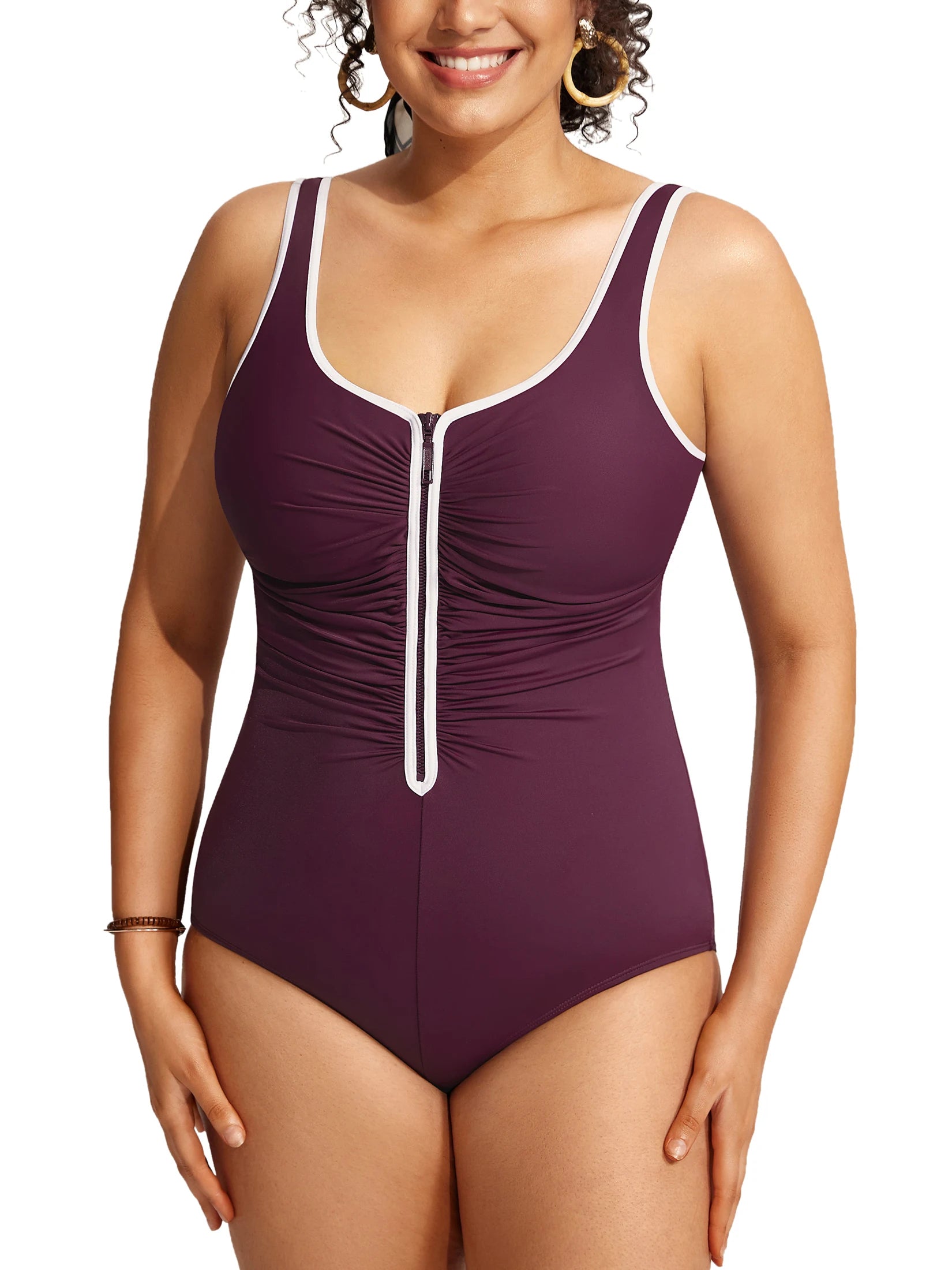 Sammy Jackson™ Nova Plus-Size Badpak | Trendy & Flatterend
