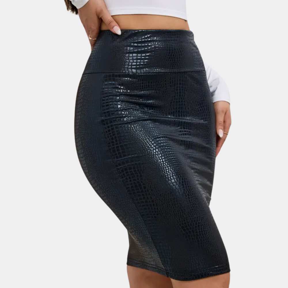 Klassieke Rok met Krokodillenmotief – Odette