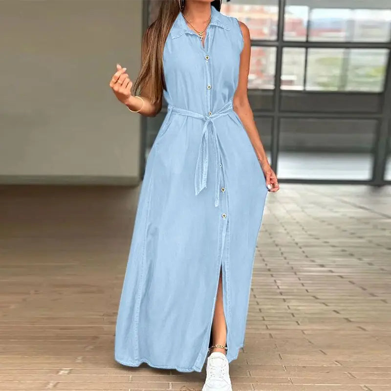 Sammy Jackson™ Melissa Plus-Size Spijkerjurk | Stijlvol & Casual