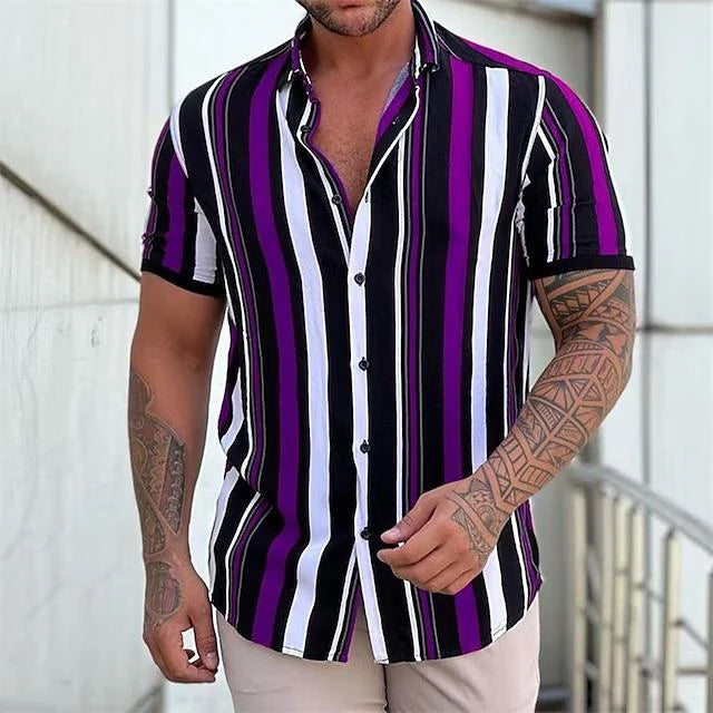 Sammy Jackson™ Maurice T-Shirt | Gestreept & Casual