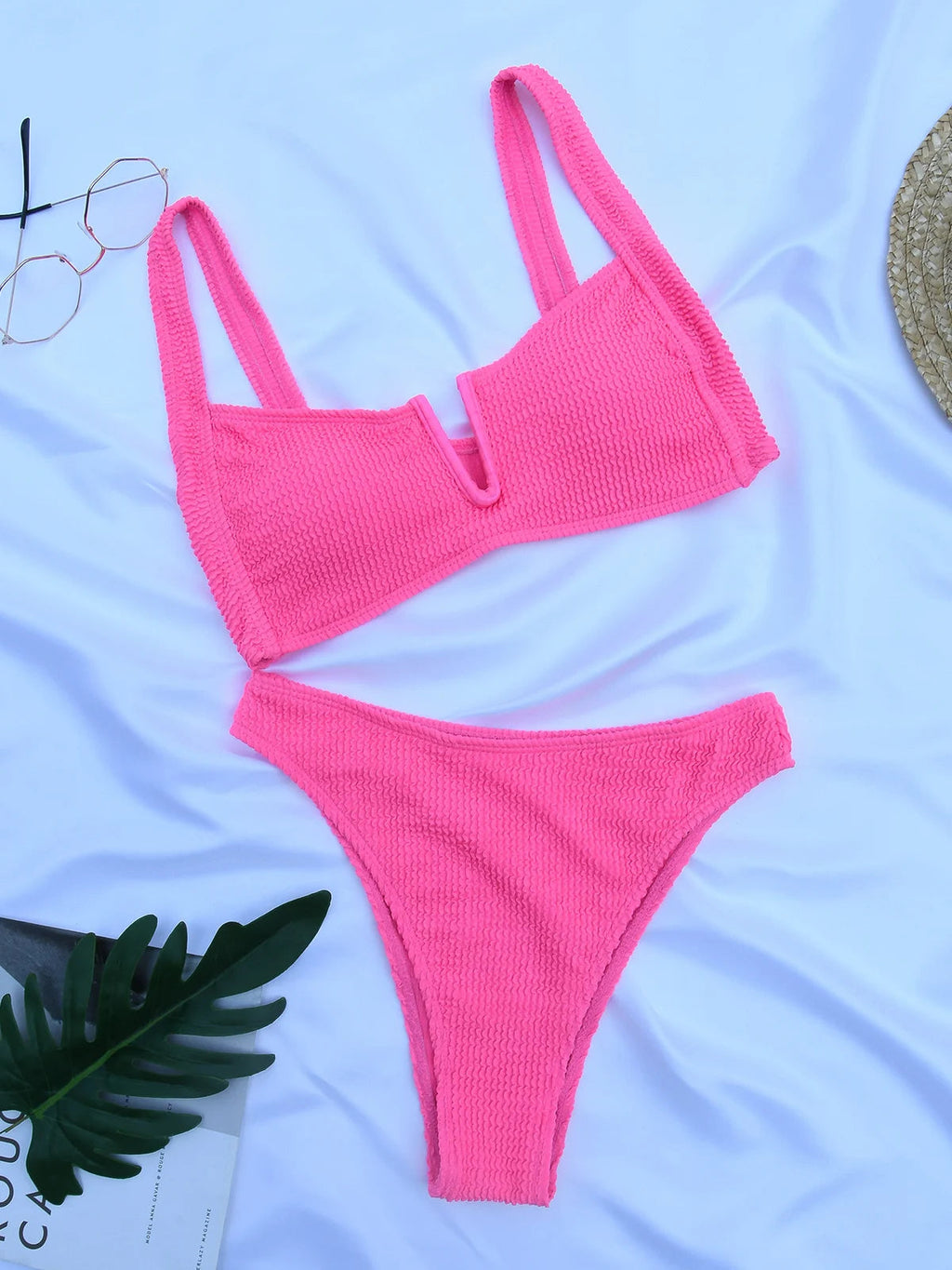Sammy Jackson™ Haven Geribbelde Bikini | Stijlvol & Klassiek