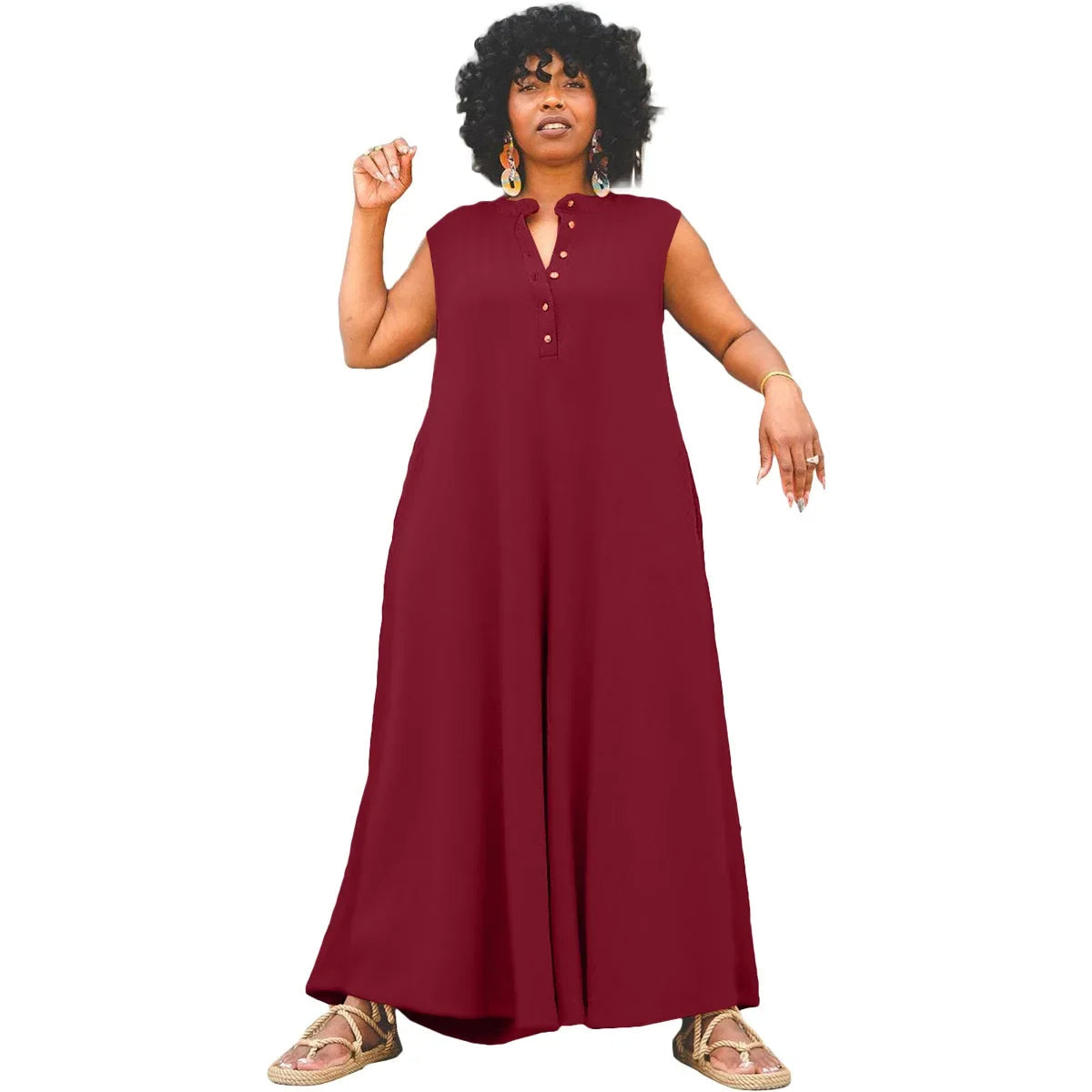 Sammy Jackson™ Jill Plus Size Jumpsuit | Stijlvol & Casual