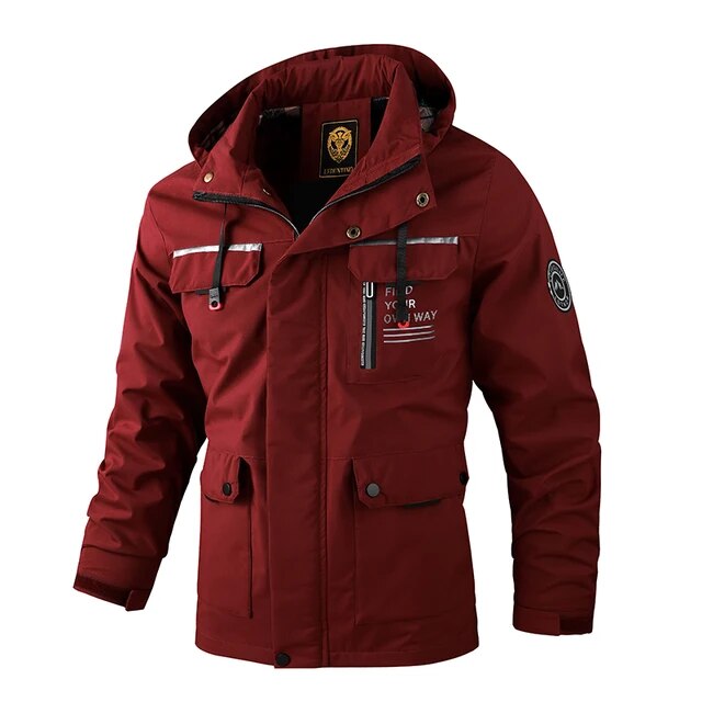 Sammy Jackson™ Winterparka met Fleecevoering | Winddicht jack met capuchon
