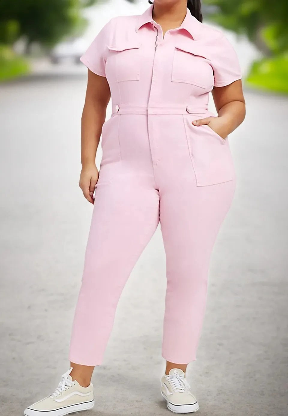 Sammy Jackson™ Isa Plus Size Jumpsuit | Stijlvol & Casual