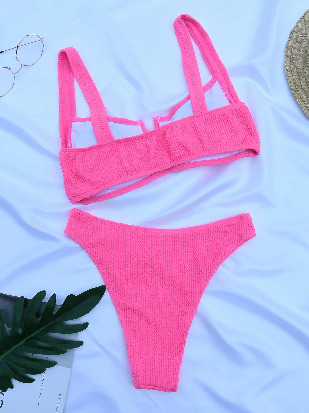 Sammy Jackson™ Haven Geribbelde Bikini | Stijlvol & Klassiek