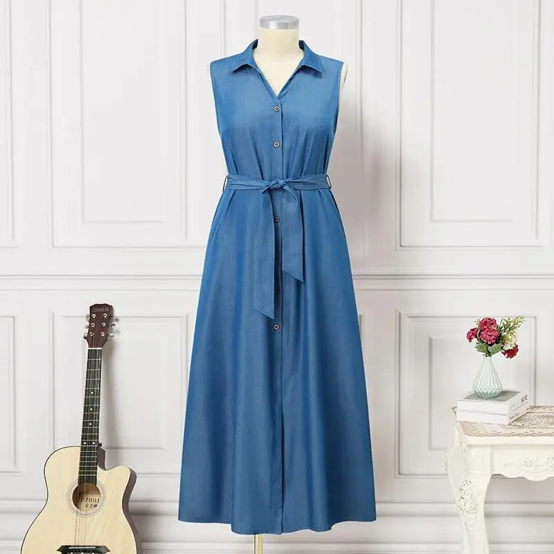 Sammy Jackson™ Melissa Plus-Size Spijkerjurk | Stijlvol & Casual