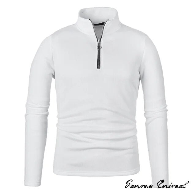 Sammy Jackson™ Coltrui met Rits | Dikkere trui met halve rits