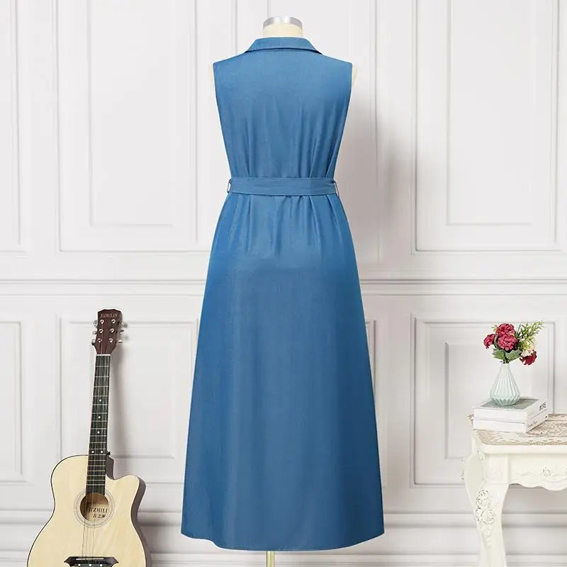Sammy Jackson™ Melissa Plus-Size Spijkerjurk | Stijlvol & Casual