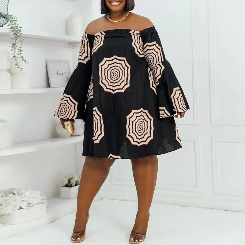 Sammy Jackson™ Celine Plus-Size Jurk | Trendy & Casual