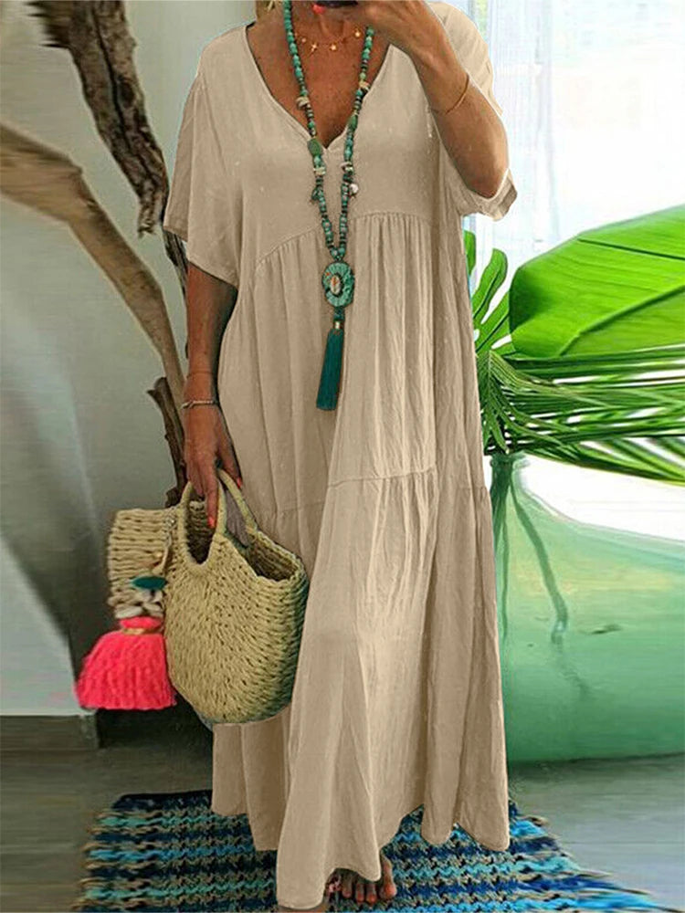 Sammy Jackson™ Elizabeth Plus-Size Zomerjurk | Casual & Trendy