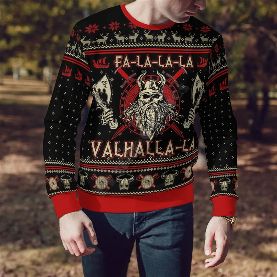 Sammy Jackson™ Viking Kersttrui | YuleTattoo kersttrui