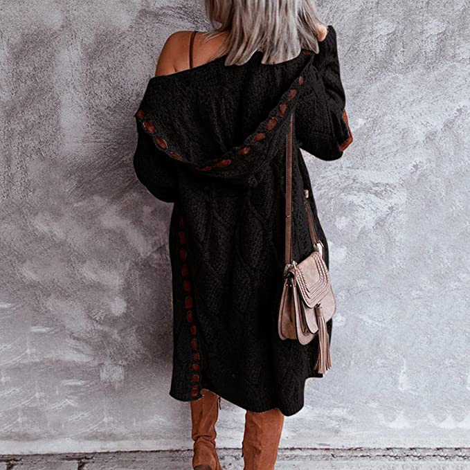 Sammy Jackson™ Evelyn | Stijlvol Lang Vest - Comfy met Capuchon