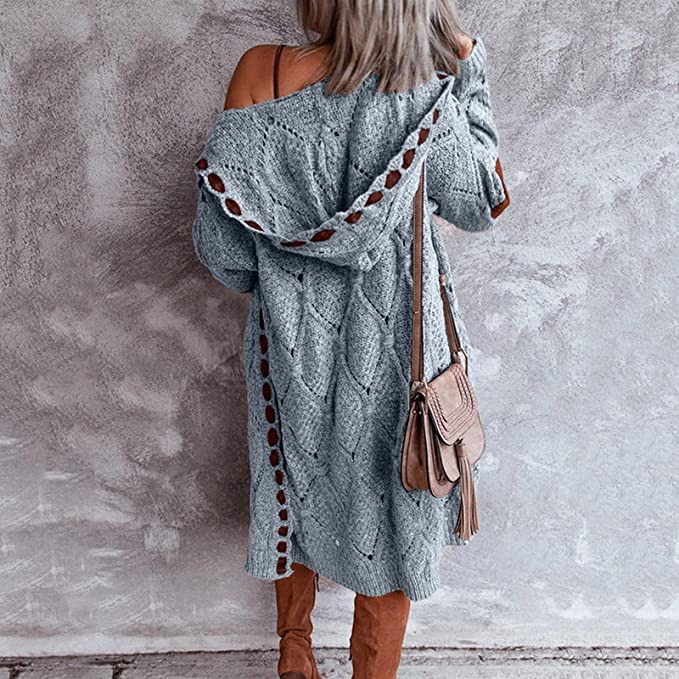 Sammy Jackson™ Evelyn | Stijlvol Lang Vest - Comfy met Capuchon