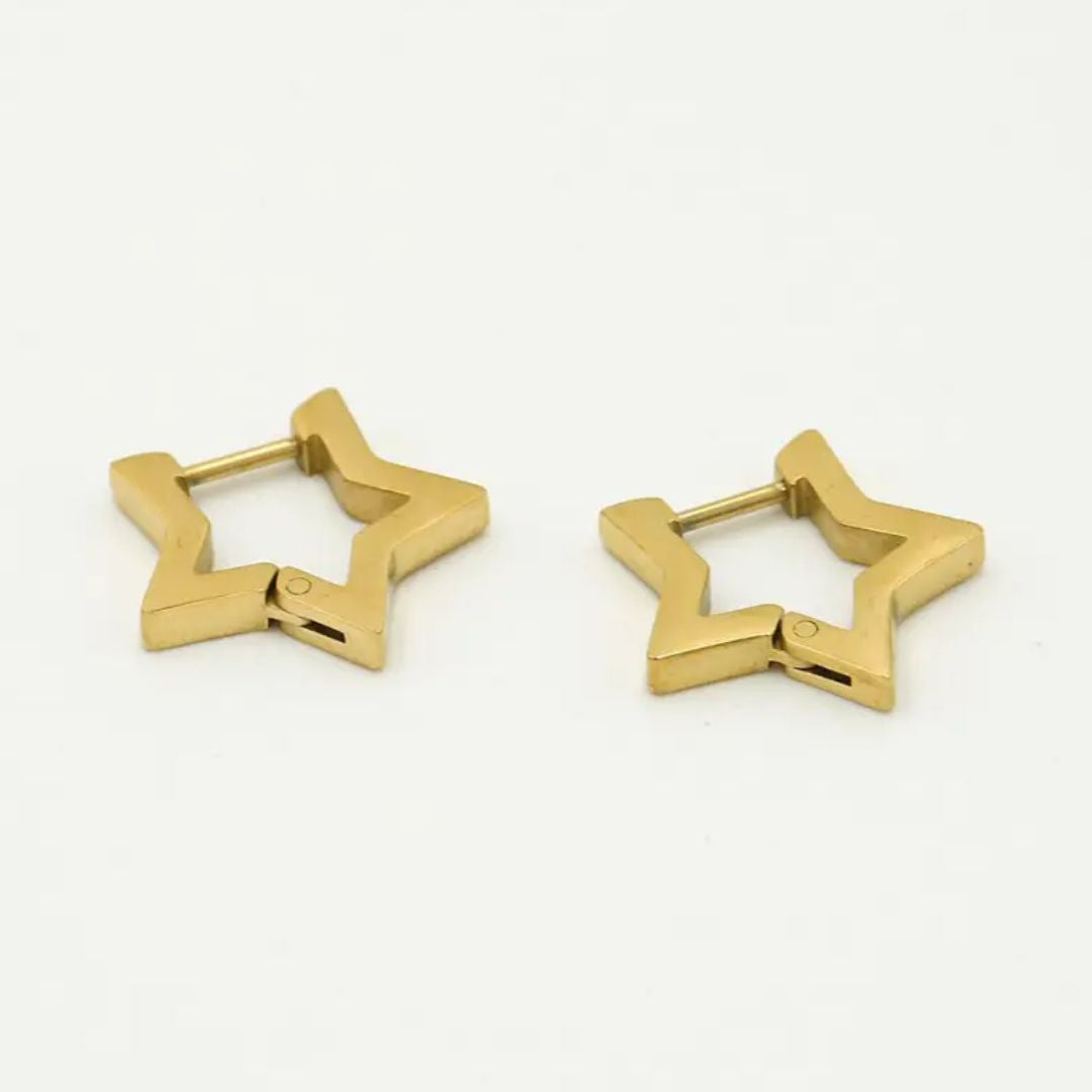 Sammy Jackson™ Gouden Ster Oorbellen | Stijlvol & Hypoallergeen