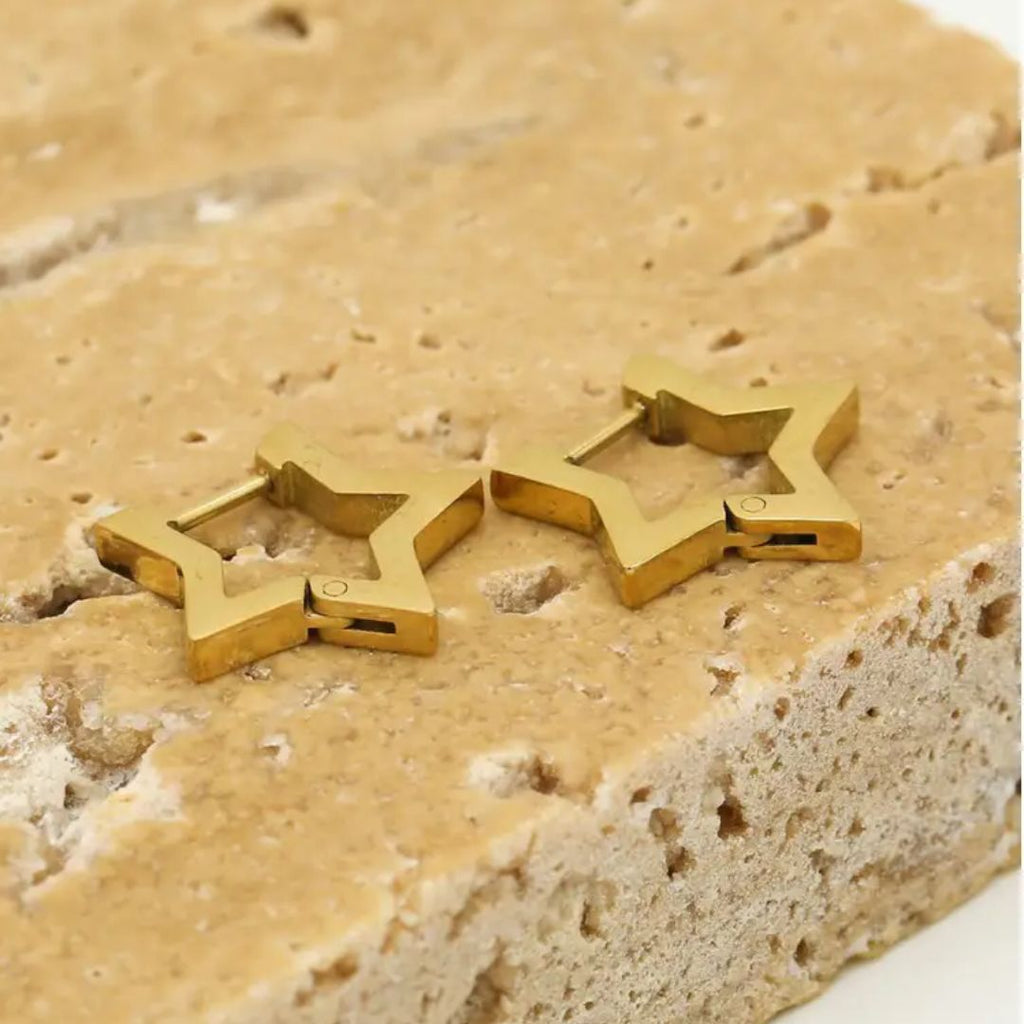 Sammy Jackson™ Gouden Ster Oorbellen | Stijlvol & Hypoallergeen