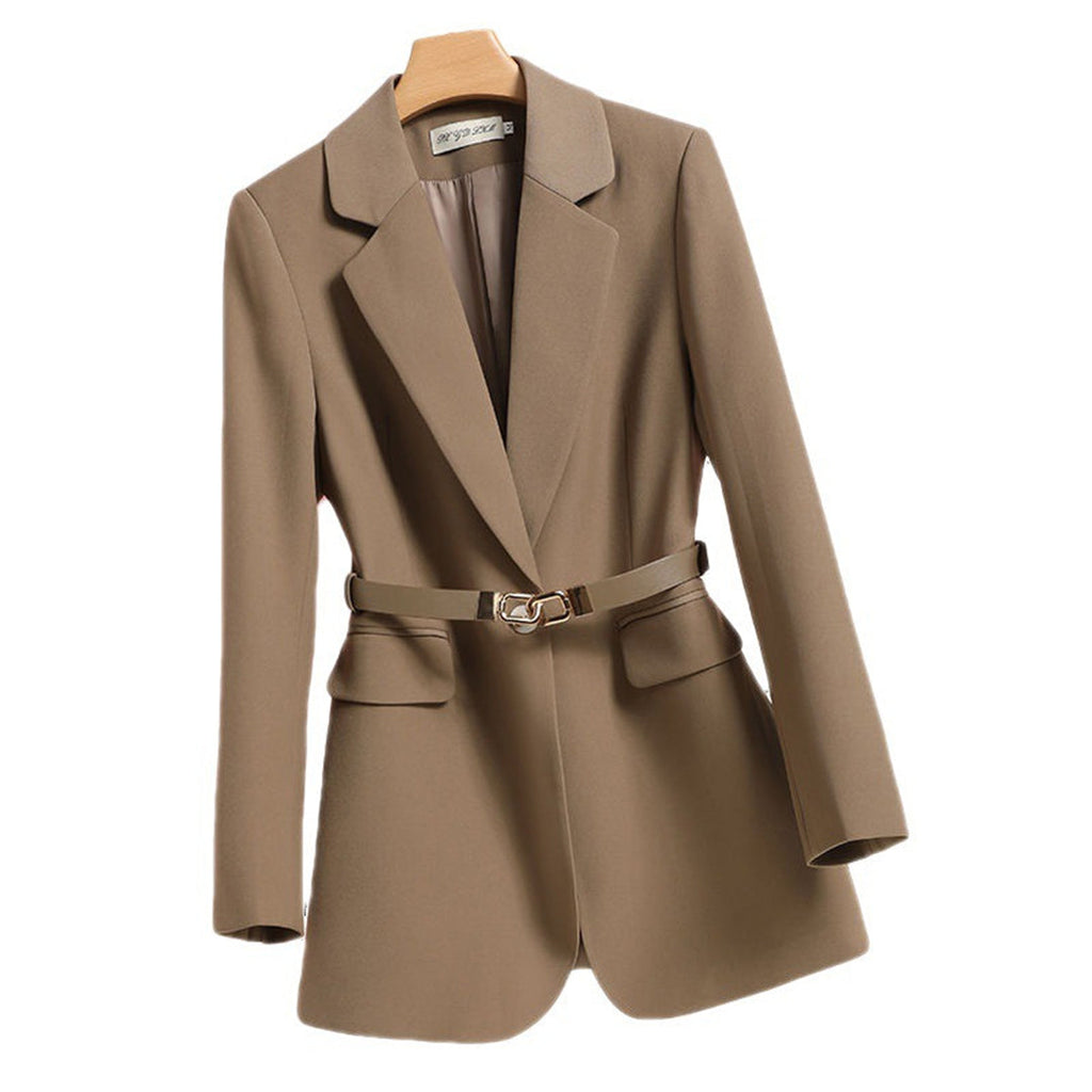 Dames Blazer met Ceintuur – Melisande