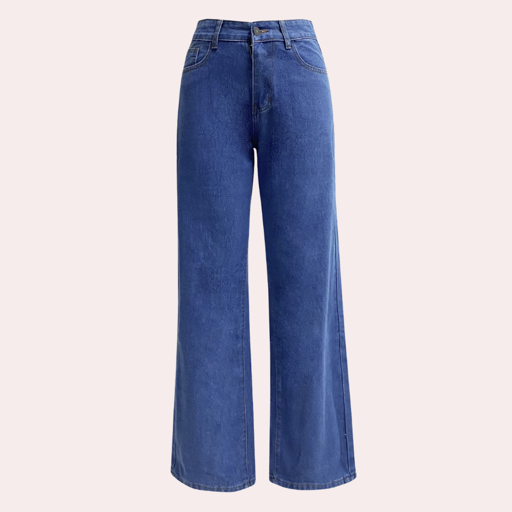 High Waist Baggy Dames Jeans – Elara