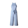 Luchtige & Stijlvolle Dames Jumpsuit met Tailleband en Strepen – Nayla