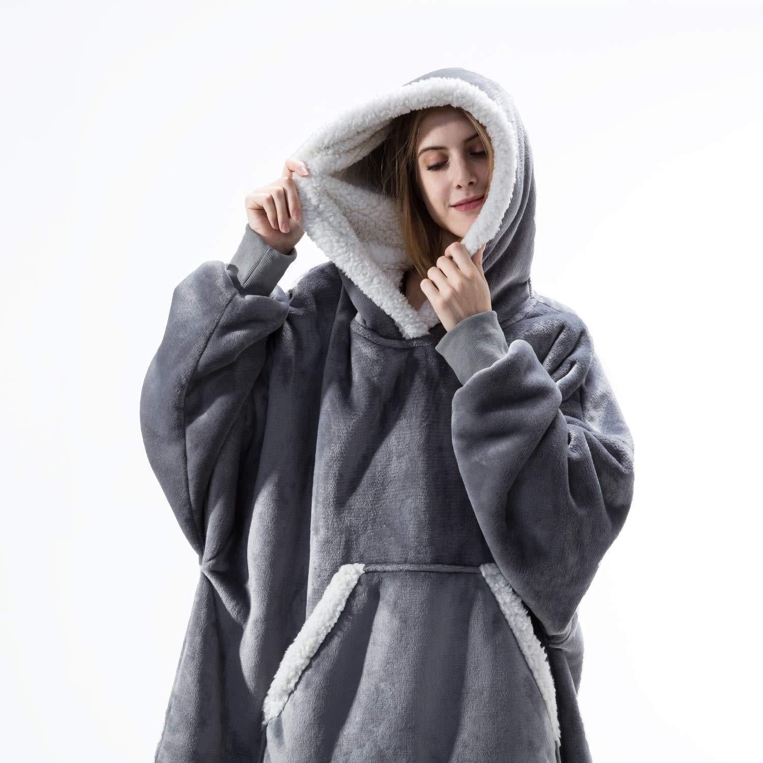 Sammy Jackson™ Hoodie & Deken | Heerlijke Combinatie van een Zachte Hoodie en Comfy Deken in één!