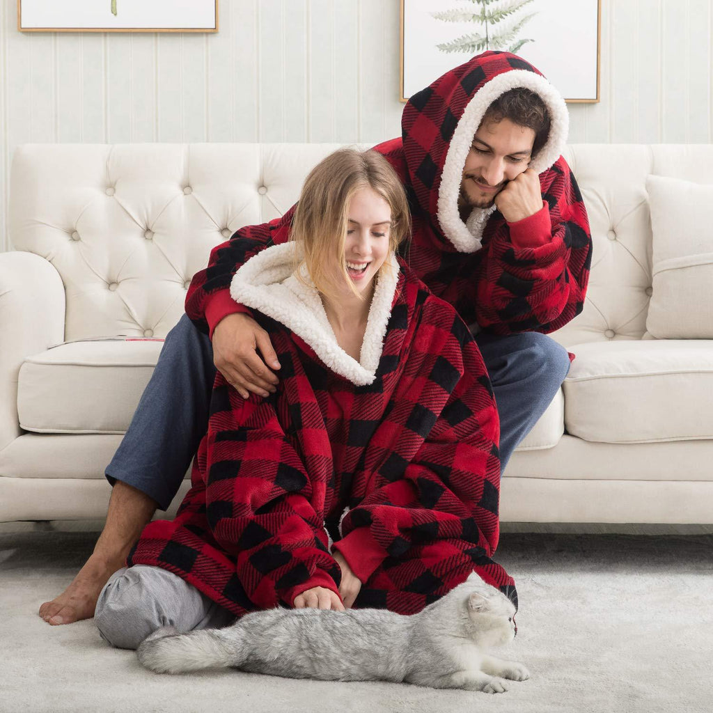 Sammy Jackson™ Hoodie & Deken | Heerlijke Combinatie van een Zachte Hoodie en Comfy Deken in één!