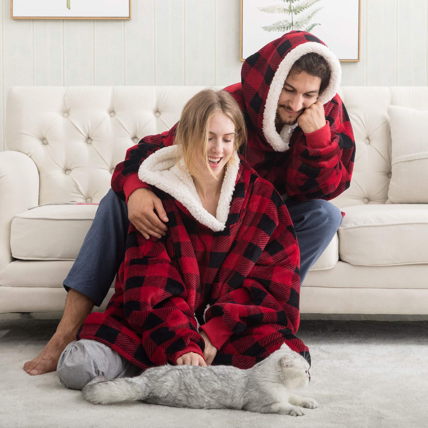 Sammy Jackson™ Hoodie & Deken | Heerlijke Combinatie van een Zachte Hoodie en Comfy Deken in één!