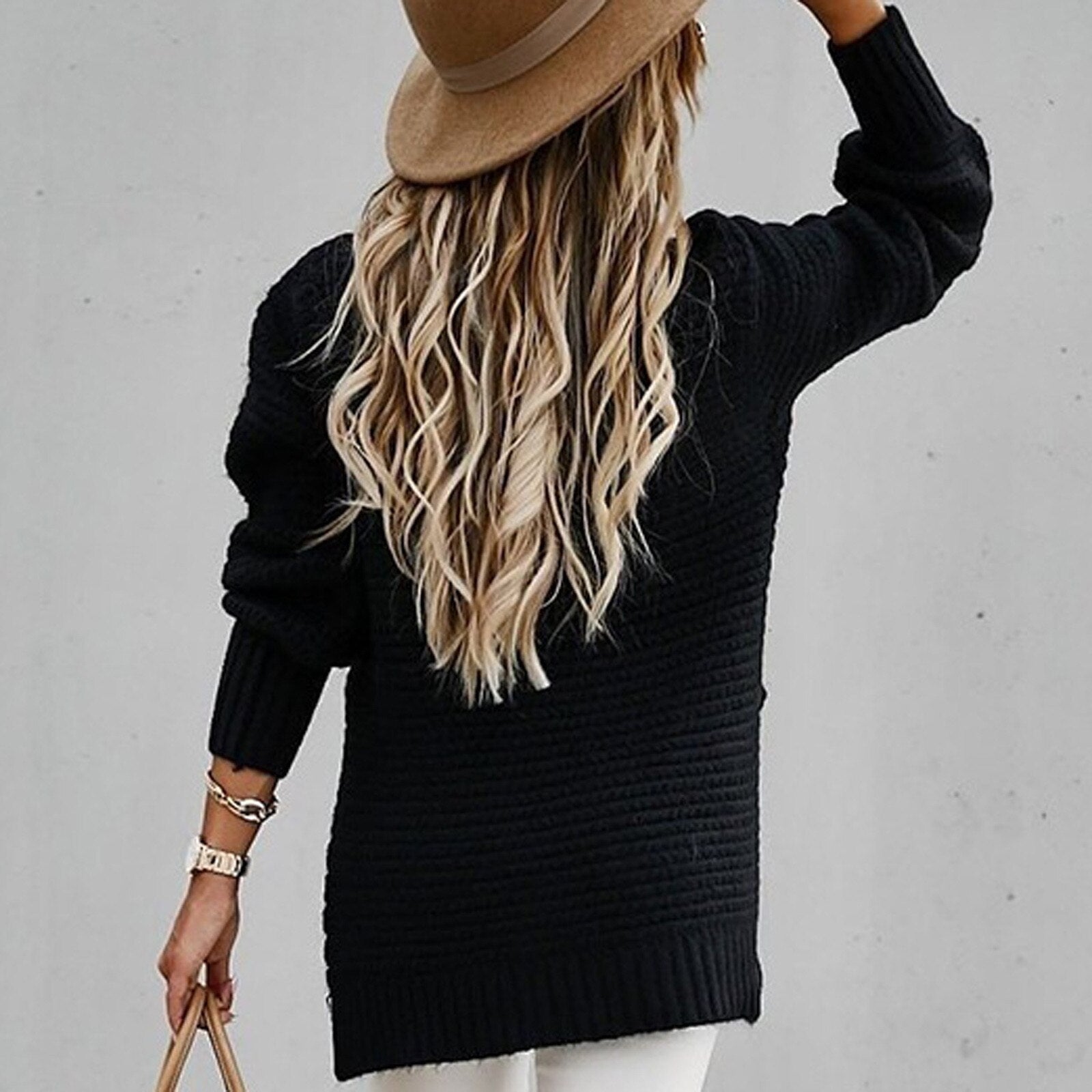 Sammy Jackson™ Sofia | Elegante Pullover met Halfhoge Hals - Gebreide Herfsttrui