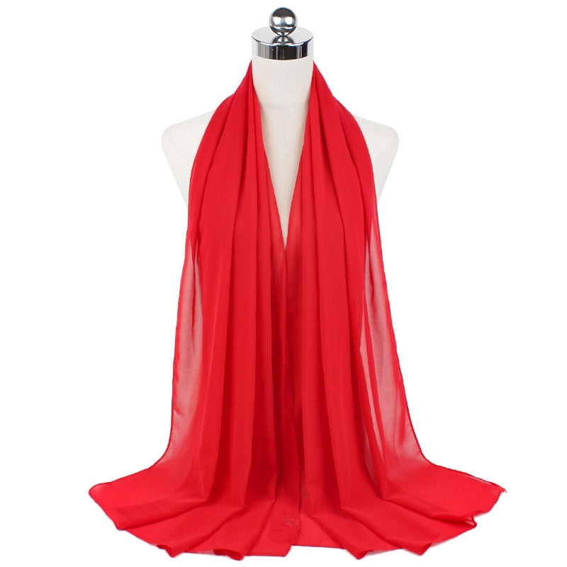 Sammy Jackson™ Luxx Chiffon Hijab | Een ultrazachte & comfortabele hoofddoek