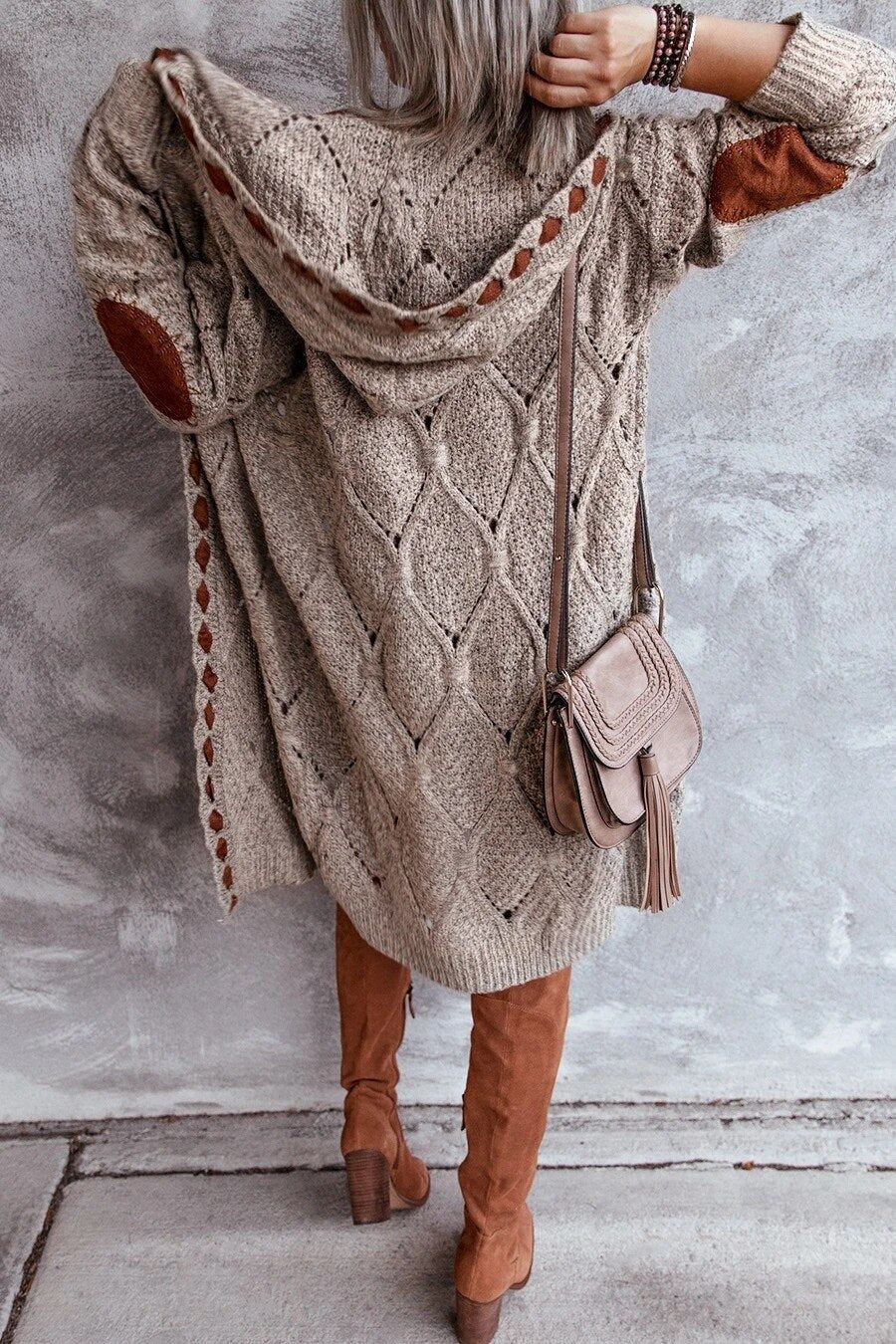 Sammy Jackson™ Evelyn | Stijlvol Lang Vest - Comfy met Capuchon